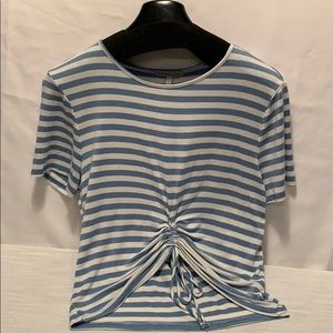 Charlotte Russe striped blue T-shirt